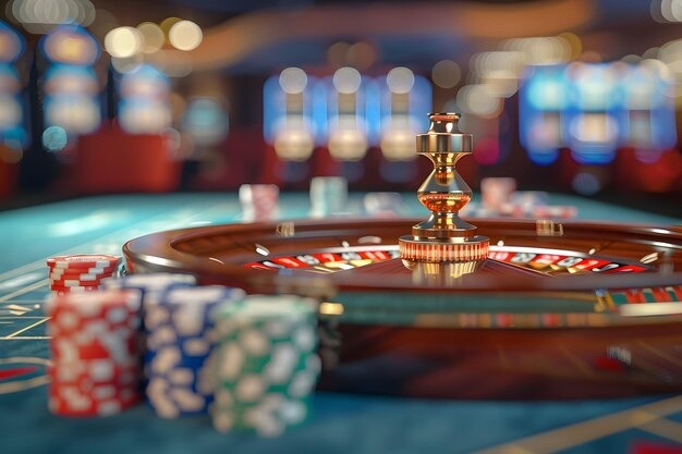 pos4d daftar live-dealer studio with professional croupier